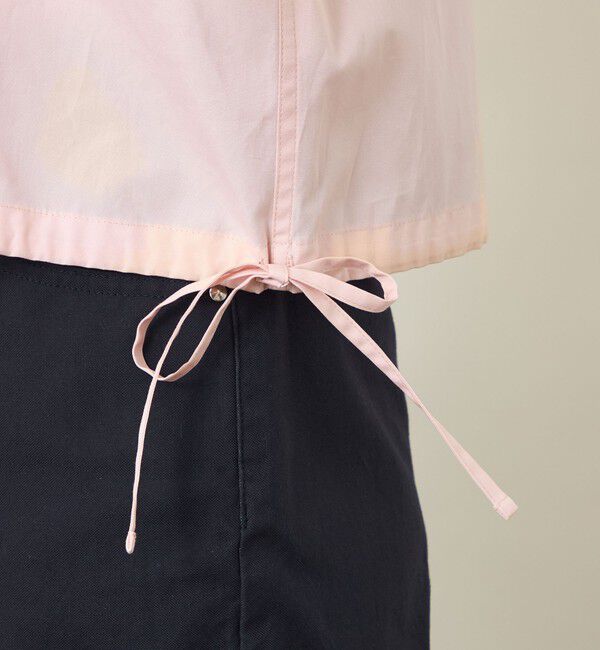 MACKINTOSH PHILOSOPHY「GREY LABEL サイドリボンクロップドシャツ」|シャツ・ブラウス|