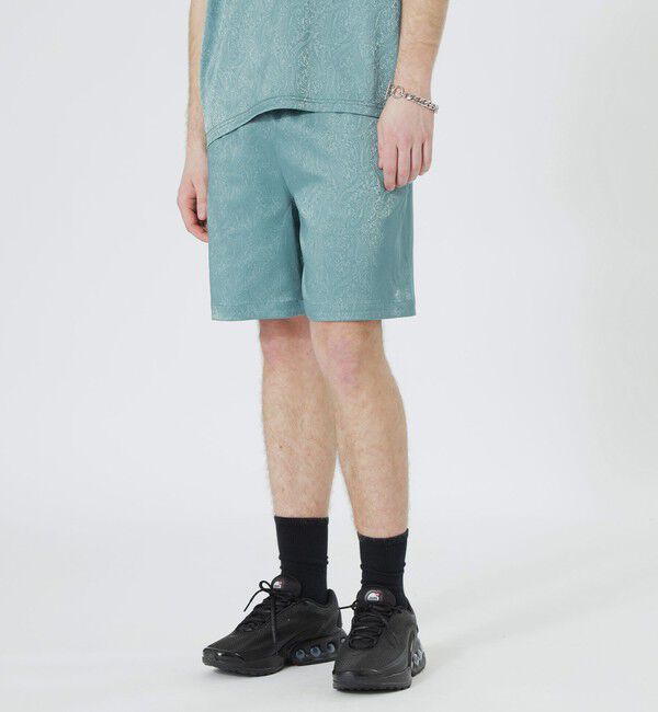  「サテンジャカードショーツ」|その他|ライトグリーン