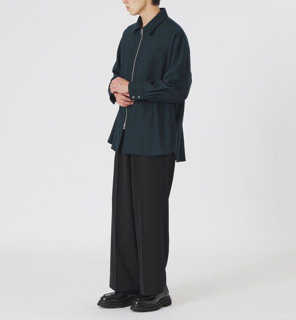  「シモーネツイードオーバージップシャツ」|シャツ・ブラウス|