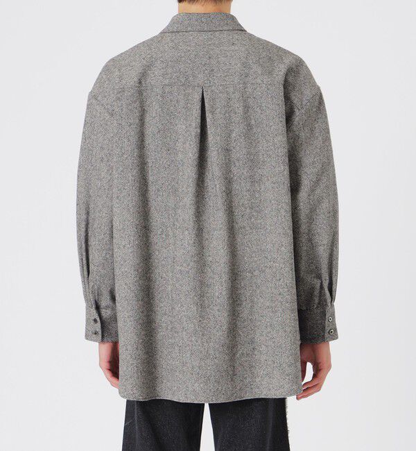  「シモーネツイードオーバージップシャツ」|シャツ・ブラウス|