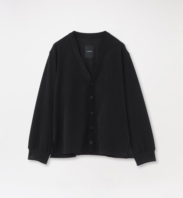  「コードピケカーディガン」|その他|ブラック