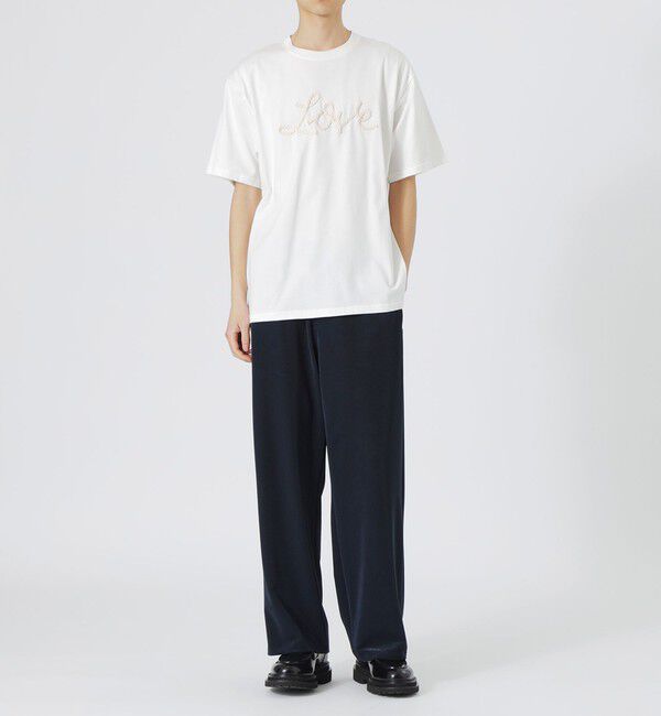  「LOVEコード刺繍Tシャツ」|Tシャツ・カットソー|