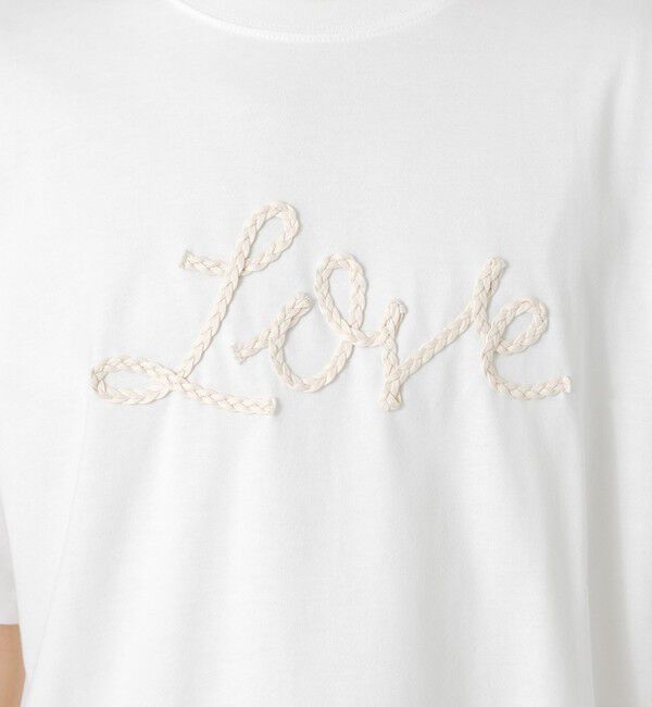  「LOVEコード刺繍Tシャツ」|Tシャツ・カットソー|