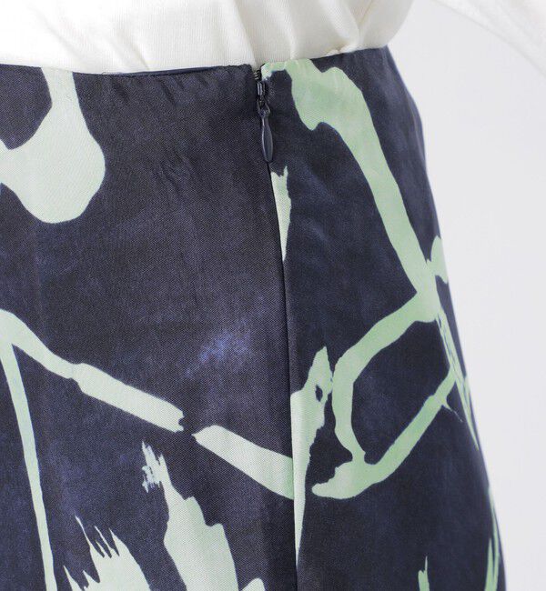  「ニュアンスパターンフレアスカート」|スカート|