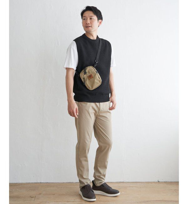 ikka「【洗濯機で洗える】GOKU楽ニット鹿の子ベスト」|ニット・セーター|