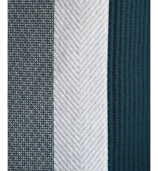 ikka「ブロックスジャカードクルーネック」|パーカー|