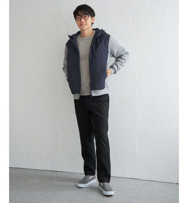 ikka「sorona(R)コンビ中綿パーカー」|ブルゾン・スタジャン|