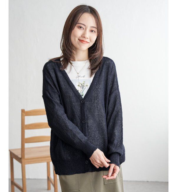 ikka「ブークレーVネックカーディガン」|その他|