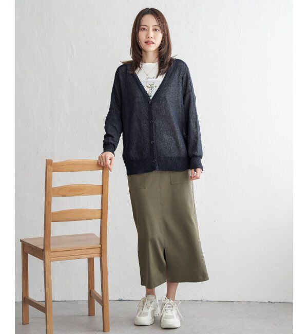 ikka「ブークレーVネックカーディガン」|その他|