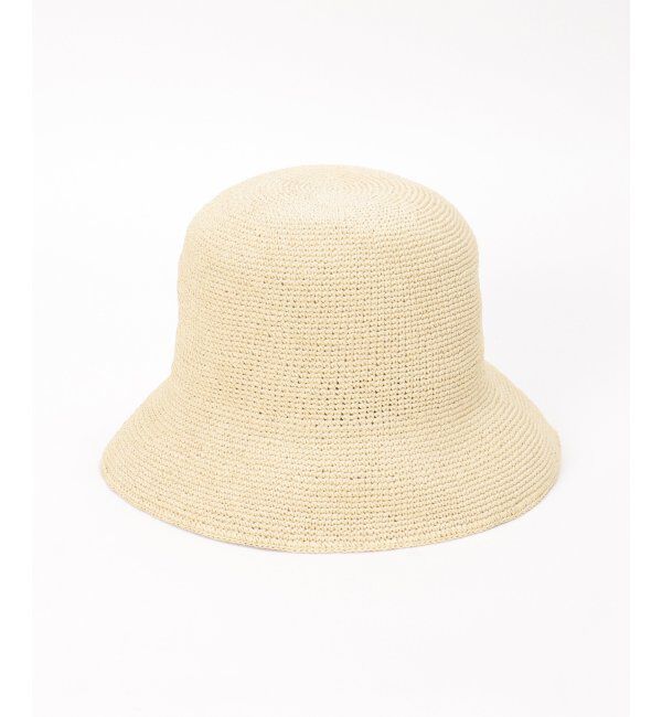 ikka「雑材細こま編みハット」|その他|アイボリー