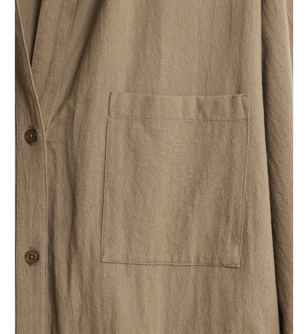 ikka「コットンスキッパーシャツワンピース」|その他|