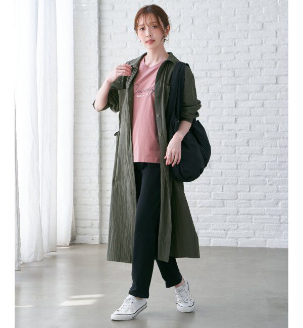 ikka「コットンスキッパーシャツワンピース」|その他|