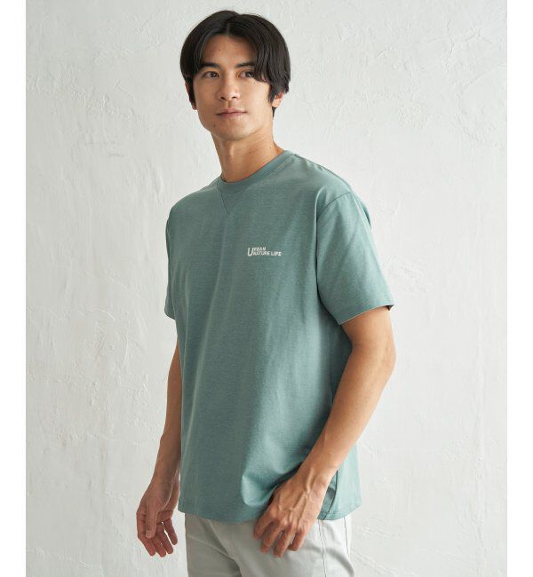 ikka「URBAN NATURE LIFE アーバンネイチャーライフ ドライSP冷感プリントTシャツ」|Tシャツ・カットソー|