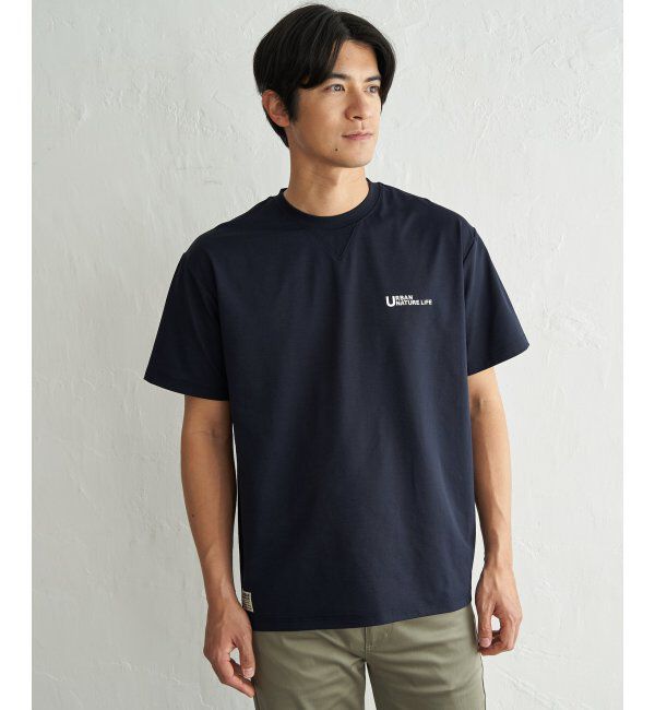 ikka「URBAN NATURE LIFE アーバンネイチャーライフ ドライSP冷感プリントTシャツ」|Tシャツ・カットソー|