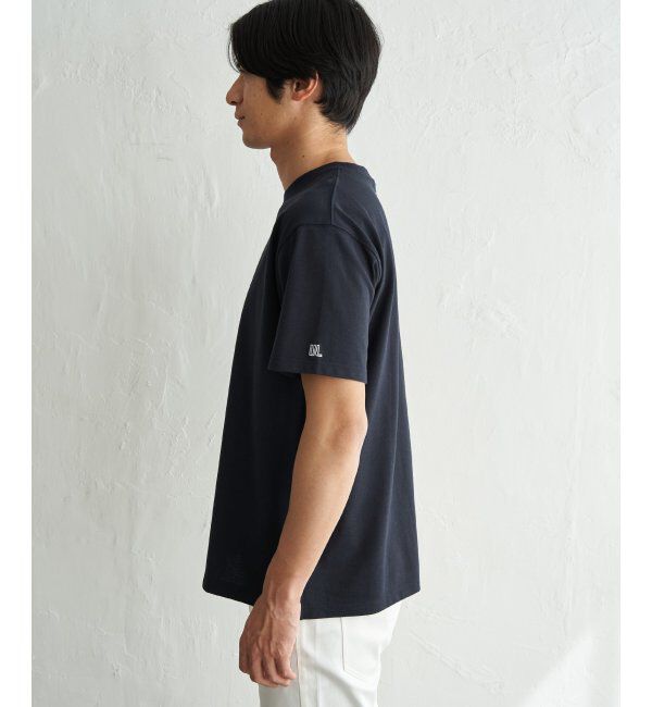 ikka「URBAN NATURE LIFE アーバンネイチャーライフ 鹿の子フロッキープリントTシャツ」|Tシャツ・カットソー|