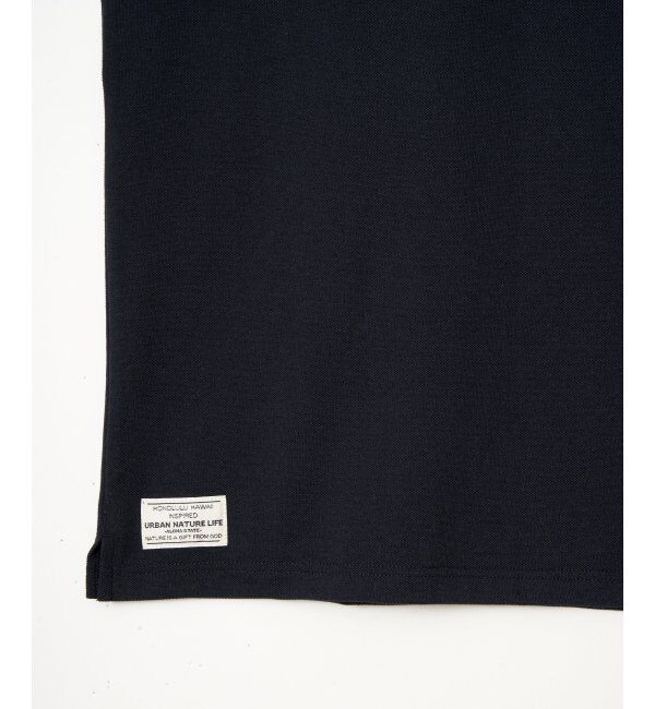 ikka「URBAN NATURE LIFE アーバンネイチャーライフ 鹿の子フロッキープリントTシャツ」|Tシャツ・カットソー|