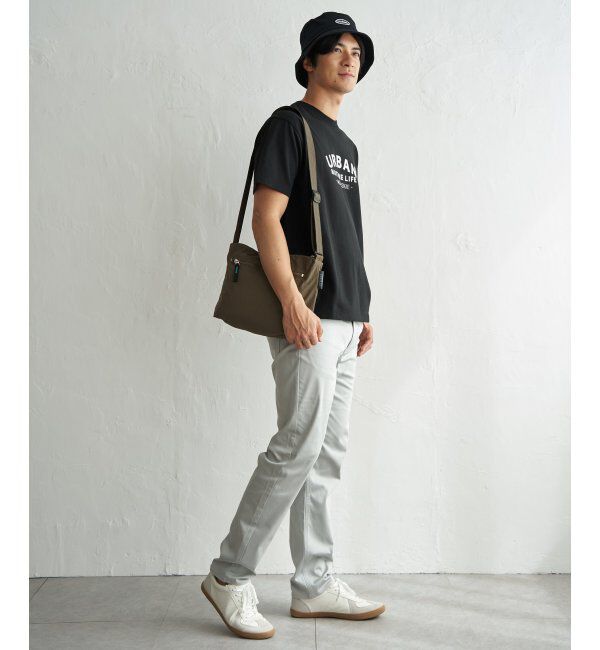 ikka「URBAN NATURE LIFE アーバンネイチャーライフ 鹿の子フロッキープリントTシャツ」|Tシャツ・カットソー|