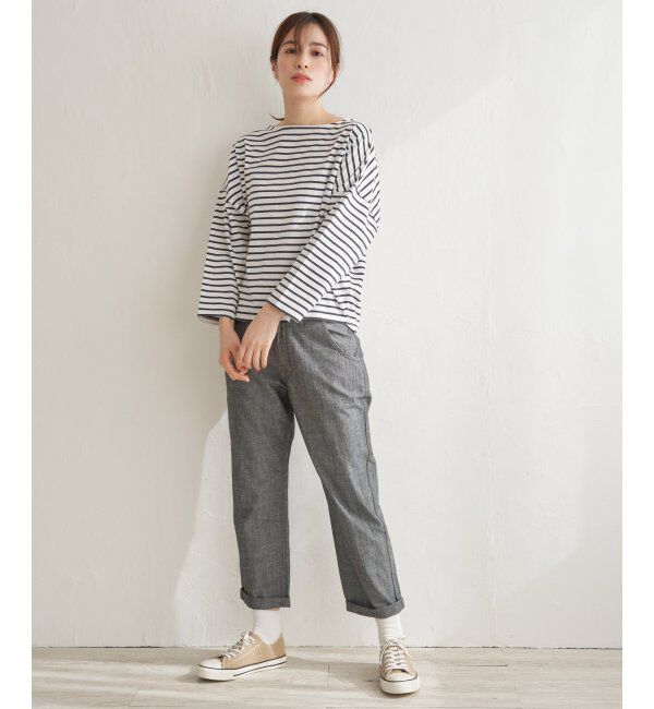 Lbc with Life「コットンシャンブレーテーパードパンツ」|その他|