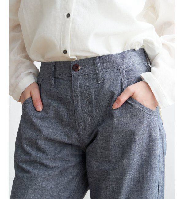 Lbc with Life「コットンシャンブレーテーパードパンツ」|その他|