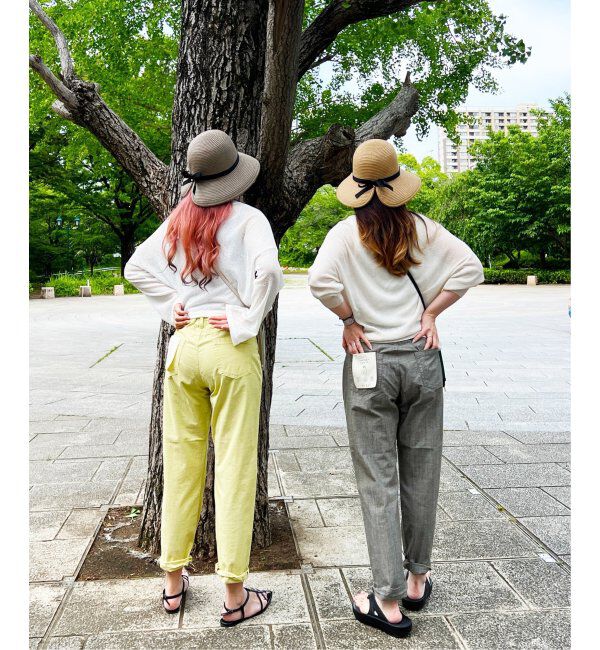 Lbc with Life「コットンシャンブレーテーパードパンツ」|その他|