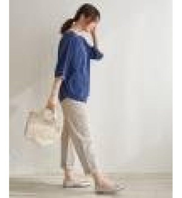 Lbc with Life「コットンシャンブレーテーパードパンツ」|その他|