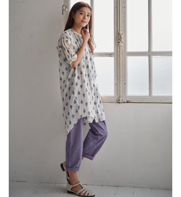 Lbc with Life「コットンシャンブレーテーパードパンツ」|その他|