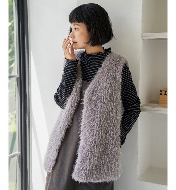 Lbc with Life「ファーベスト」|ダウンベスト・ベスト|