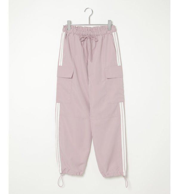 VENCE share style「ポプリンライン入りカーゴパンツ」|デニム|