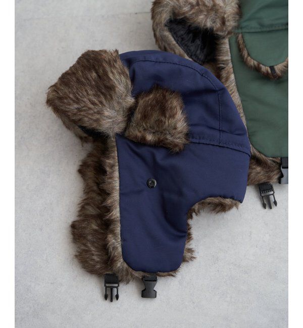 VENCE share style「ブラウンファーフライトキャップ」|その他|