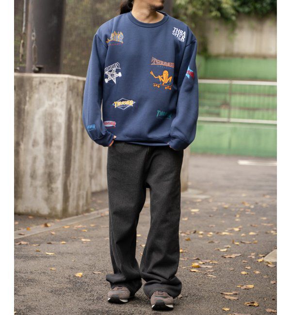 VENCE share style「THRASHER スラッシャー 総柄スウェット」|スウェット・ジャージ|