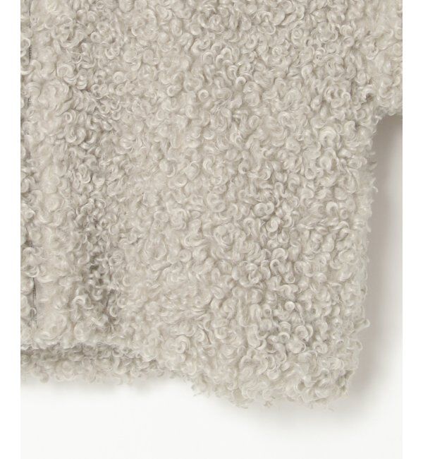 VENCE share style「プードルファースタンドジャケット/スタンドカラー/ショートジャケット」|ブルゾン・スタジャン|