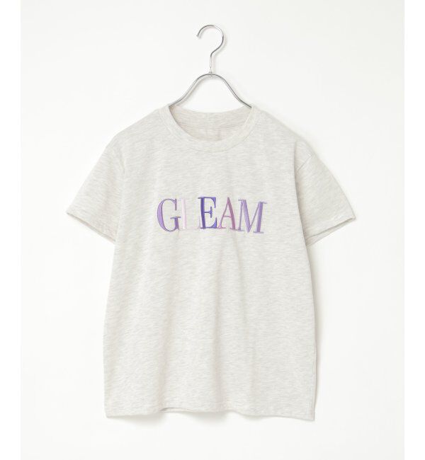 VENCE share style「ＧＬＥＡＭシシュウロゴＴ」|Tシャツ・カットソー|