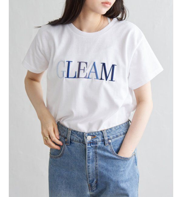VENCE share style「ＧＬＥＡＭシシュウロゴＴ」|Tシャツ・カットソー|