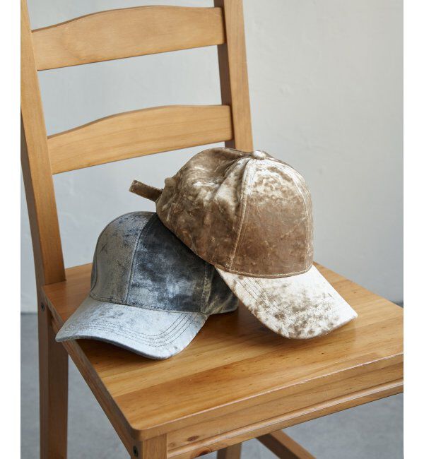 VENCE share style「ベロアキャップ」|その他|ベージュ