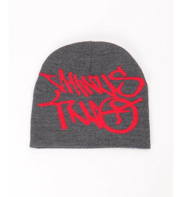VENCE share style「グラフィティビーニーニット帽」|その他|グレー