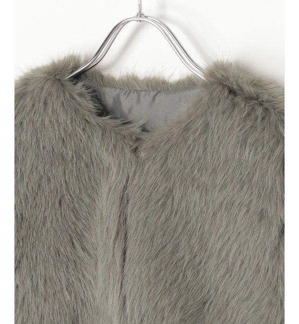 VENCE share style「シャギーファーベスト」|その他|