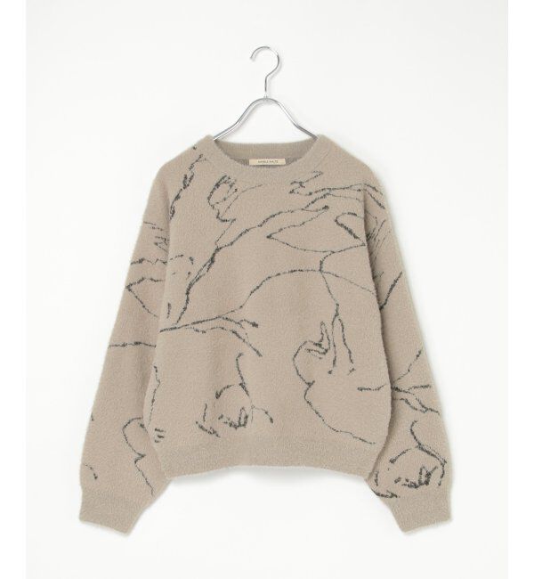 VENCE share style「ニュアンス柄シャガードプルオーバー」|ニット・セーター|