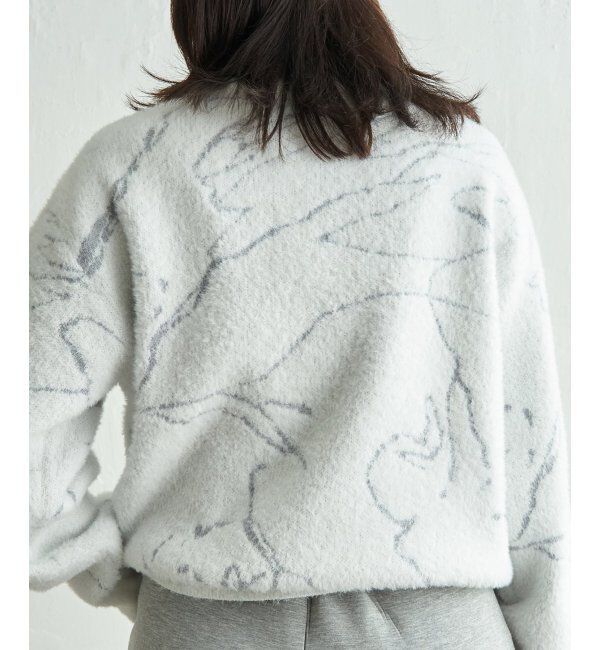 VENCE share style「ニュアンス柄シャガードプルオーバー」|ニット・セーター|