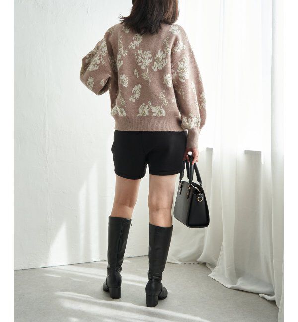 VENCE share style「フラワ－ジャガードプルオーバー」|ニット・セーター|