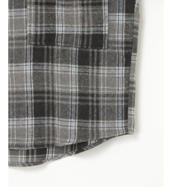 VENCE share style「起毛チェックオーバーシャツ」|シャツ・ブラウス|