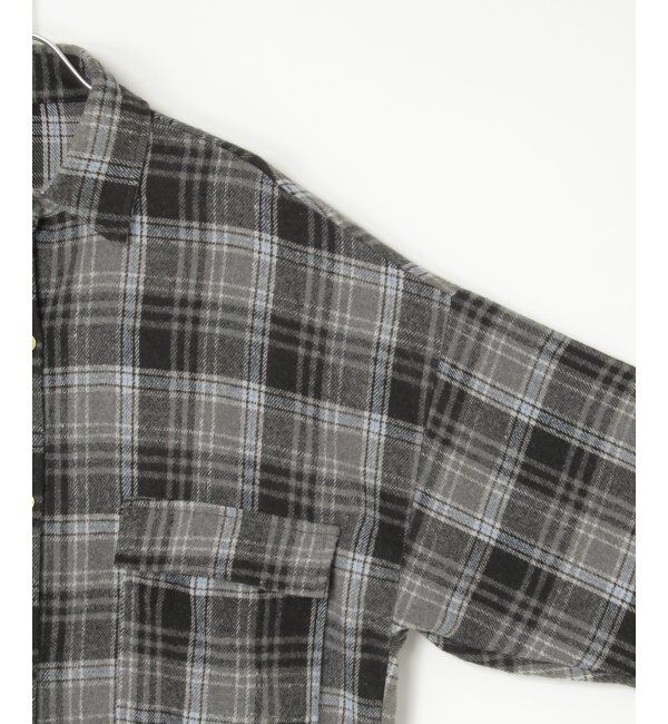 VENCE share style「起毛チェックオーバーシャツ」|シャツ・ブラウス|