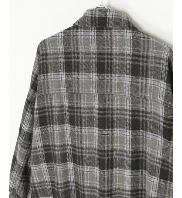 VENCE share style「起毛チェックオーバーシャツ」|シャツ・ブラウス|