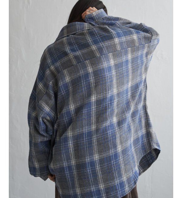 VENCE share style「起毛チェックオーバーシャツ」|シャツ・ブラウス|
