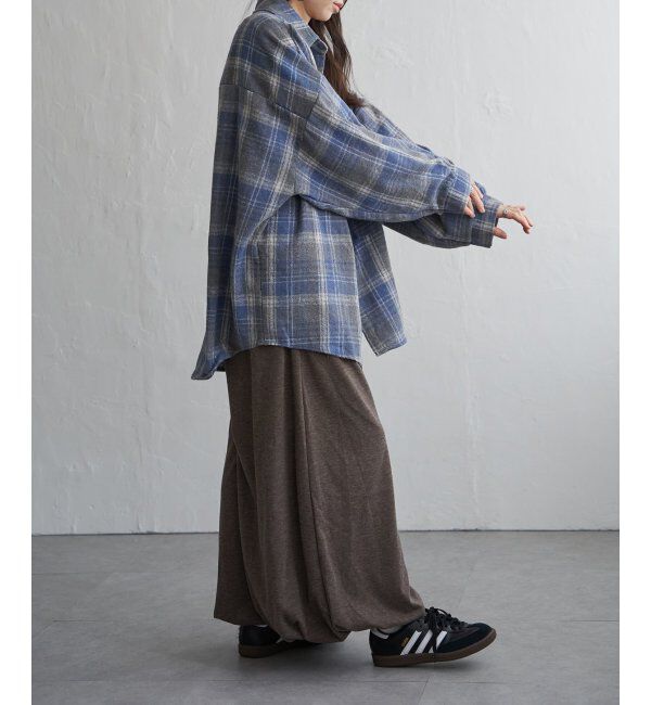 VENCE share style「起毛チェックオーバーシャツ」|シャツ・ブラウス|