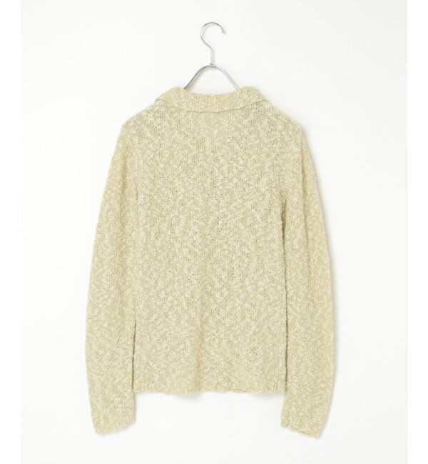 VENCE share style「ツイード風スラブポロカーディガン」|カーディガン|