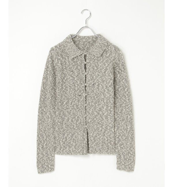 VENCE share style「ツイード風スラブポロカーディガン」|カーディガン|ソノタ