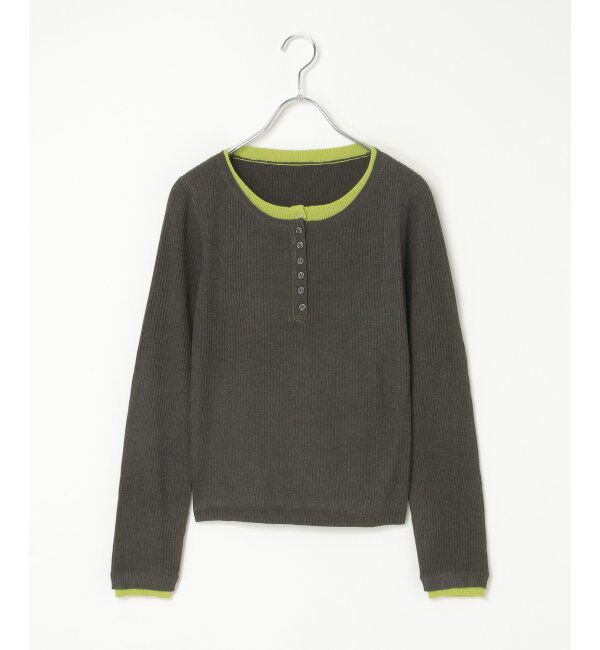 VENCE share style「12G配色ヘンリープルオーバー」|タンクトップ|