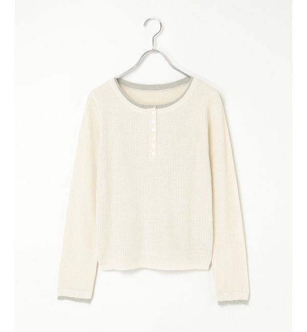 VENCE share style「12G配色ヘンリープルオーバー」|タンクトップ|