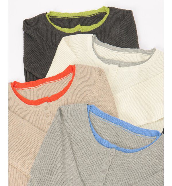 VENCE share style「12G配色ヘンリープルオーバー」|タンクトップ|