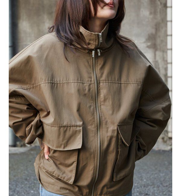VENCE share style「合繊ツイルスタンドジャケット」|ブルゾン・スタジャン|